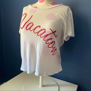 VESTIQUE Vacation Graphic Tee LARGE